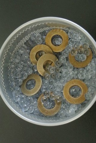 Yellow Mechanical Zinc Plating of a Flat Washer for the Agriculture Industry